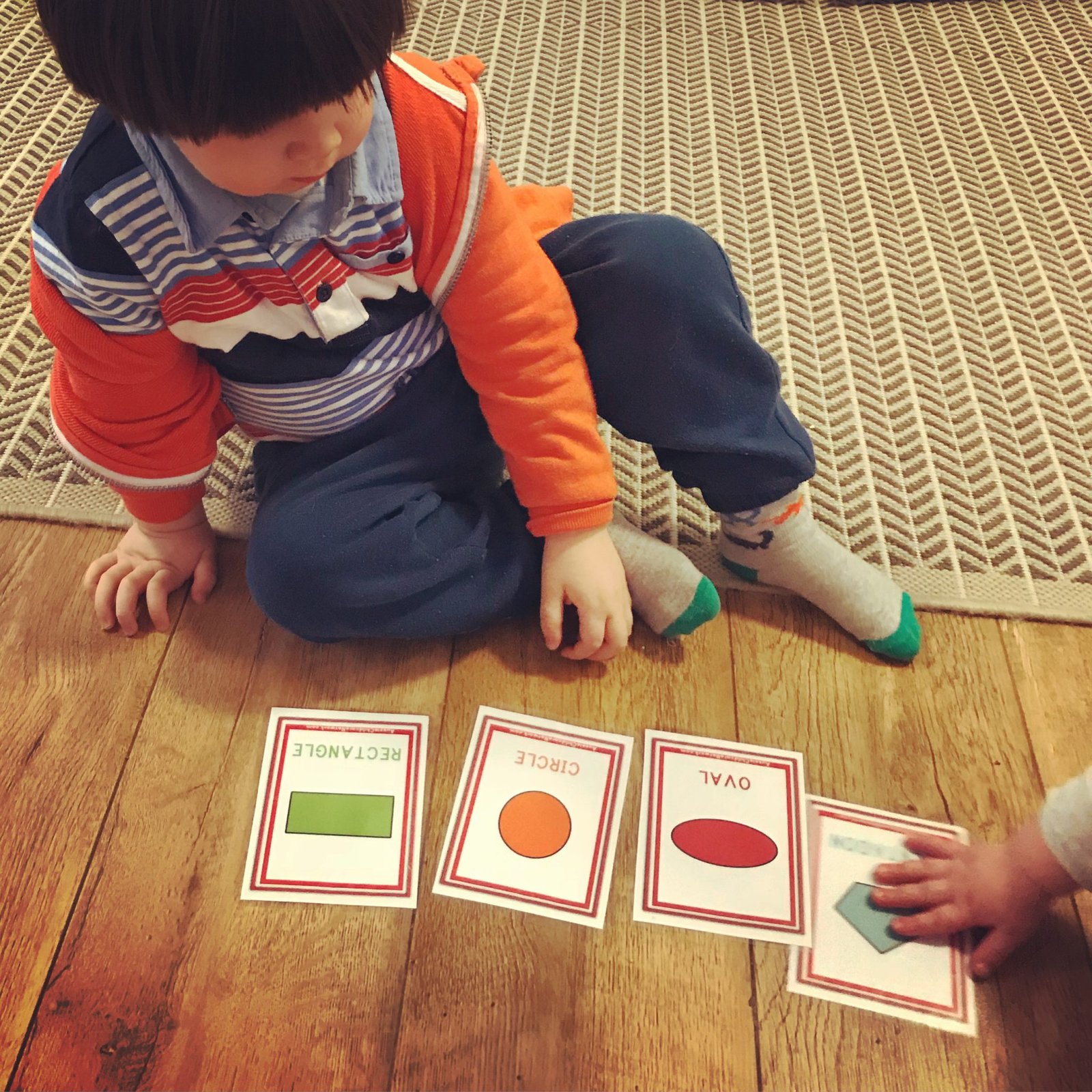 Color is one of the first ways the children makes distinctions among things they see; color words are some of the first words they use to describe these things.