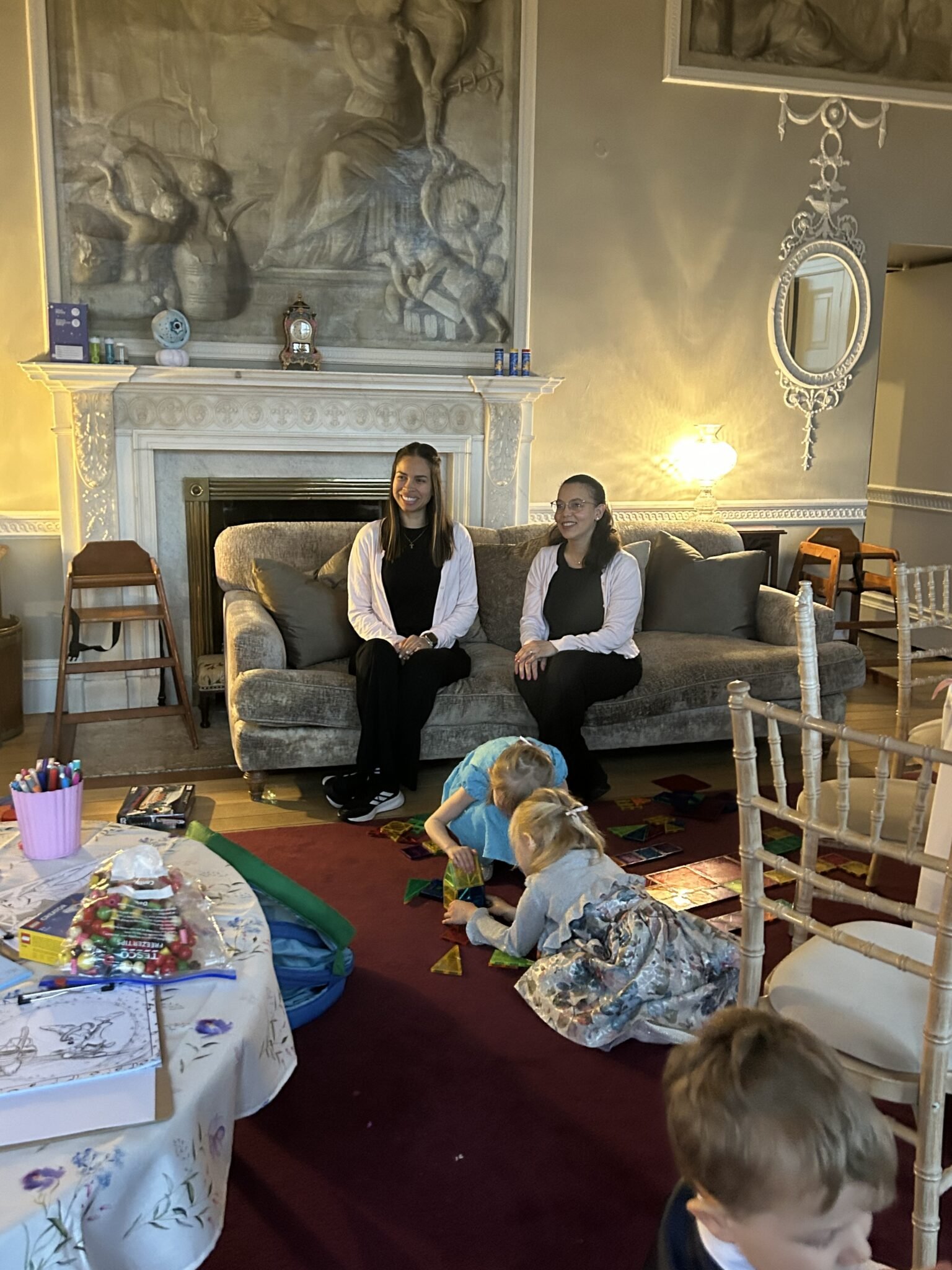 Luttrellstown Castle: A Magical wedding childcare This March, we had the pleasure of returning to the stunning Luttrellstown Castle to provide childcare for the beautiful pre-wedding and wedding of S&M. It’s always a joy to work in such an elegant and historic setting, and this time was no exception!